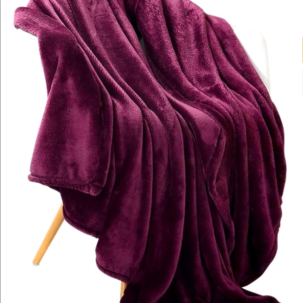 Panku Flannel Blanket Super Soft  Blanket Cozy Summer Lightweight Queen / Twin